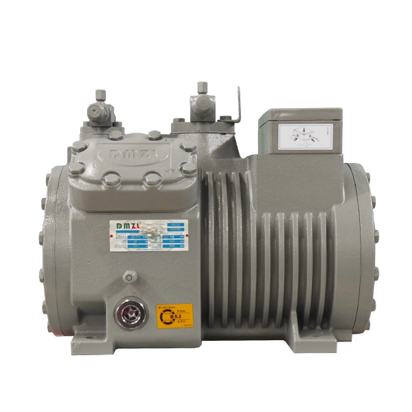 DMZL Semi Hermetic Piston Compressor 4 Cylinder အပူချိန် အလယ်အလတ် အပူချိန်နိမ့်